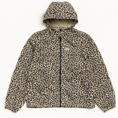 Stussy Lightweight Hooded Jacket - Cheetah