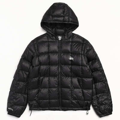 Stussy Midweight Hooded Puffer - Black