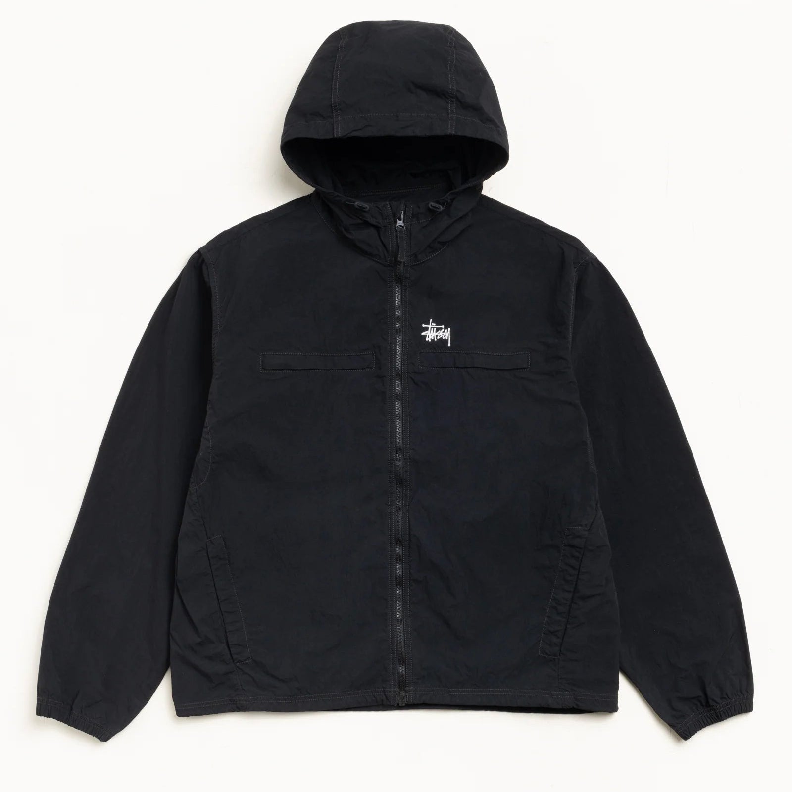 Stussy Lightweight Hooded Jacket - Black