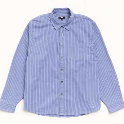 Stussy Oxford LS Shirt - Blue