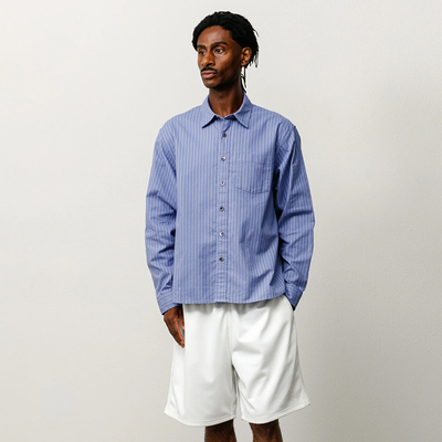 Stussy Oxford LS Shirt - Blue