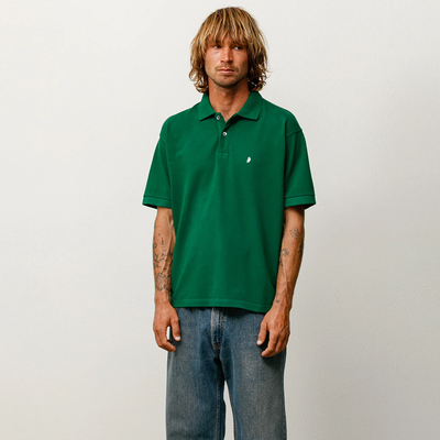 Stussy Classic Pique Polo - Pine