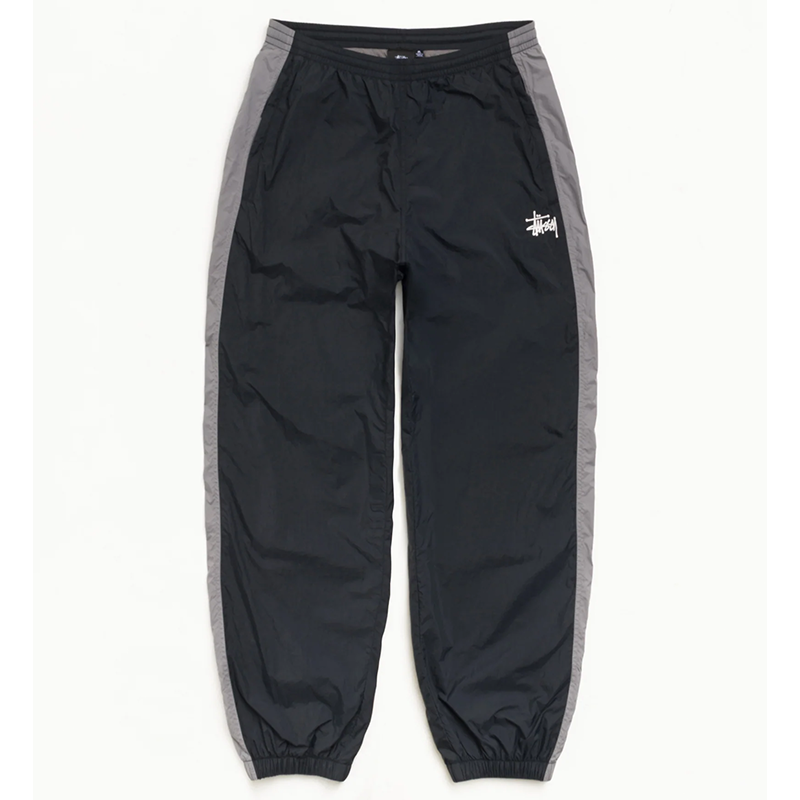 Stussy Side Stripe Track Pant - Black