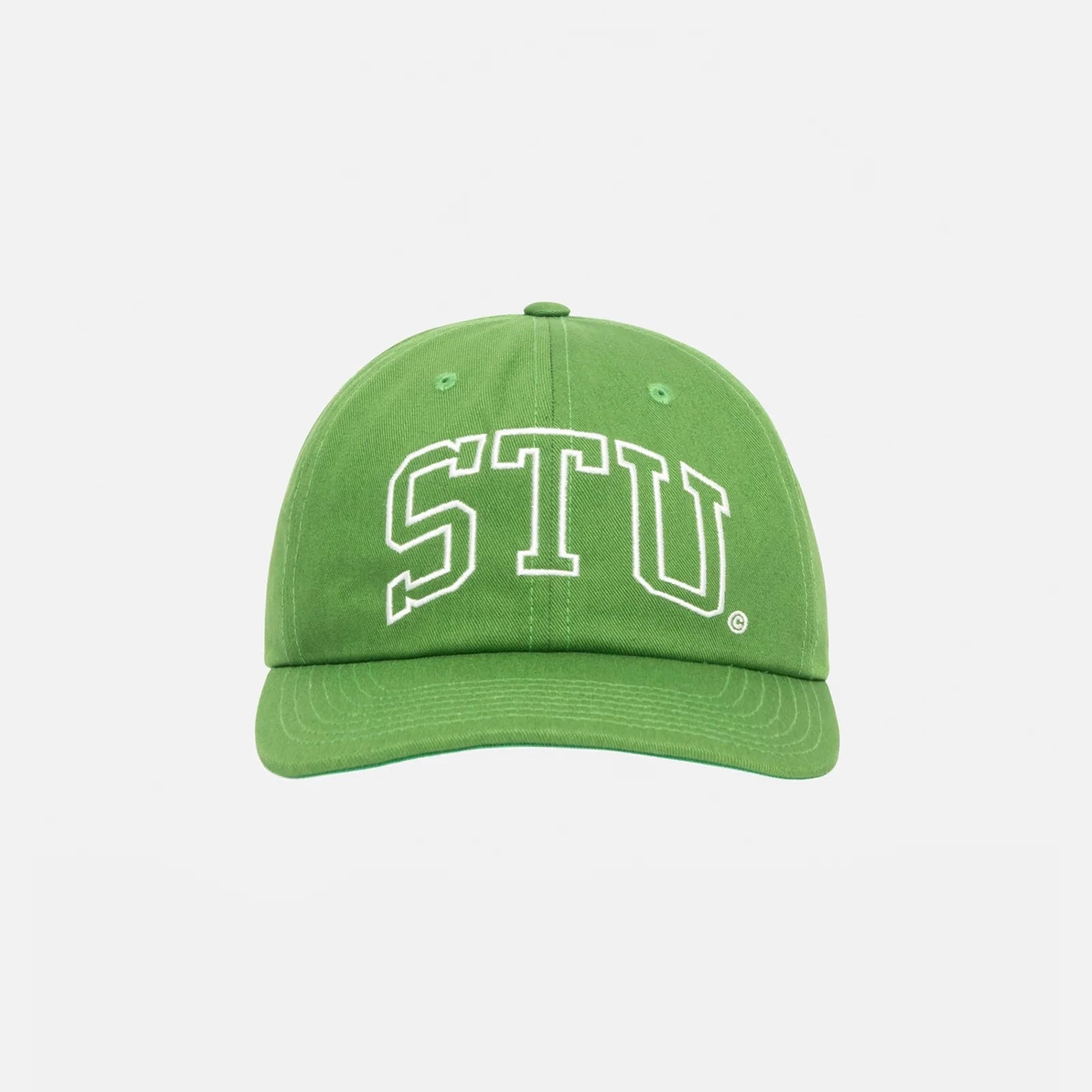 Stussy STU Arch Strapback Cap - Pine - 35th North