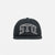 Stussy STU Arch Strapback Cap - Shadow Black