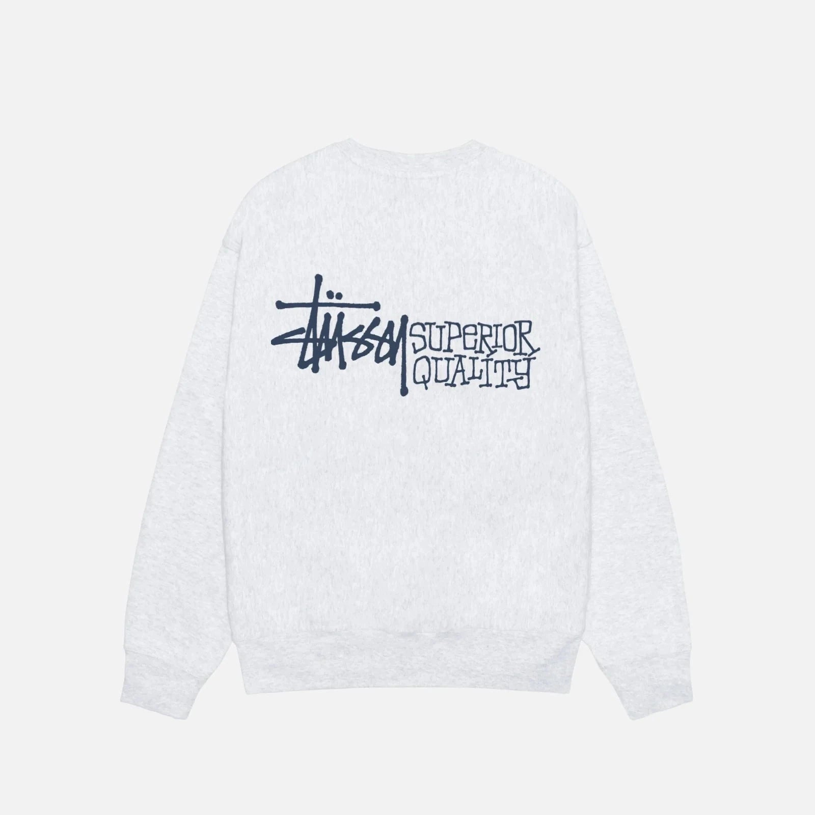 Stussy Superior Quality Crew Sweatshirt - Ash