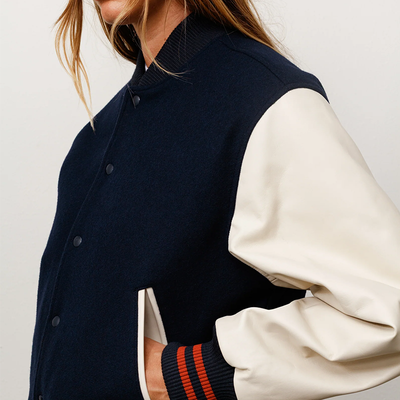 Stussy Wool Varsity - Navy