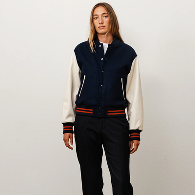 Stussy Wool Varsity - Navy