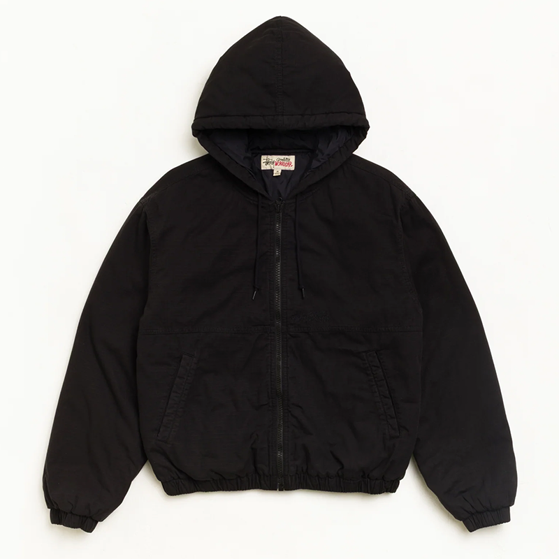Stussy Work Jacket Ripstop - Black