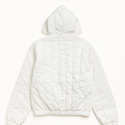 Stussy Quilted Canvas Work Jacket - Bone