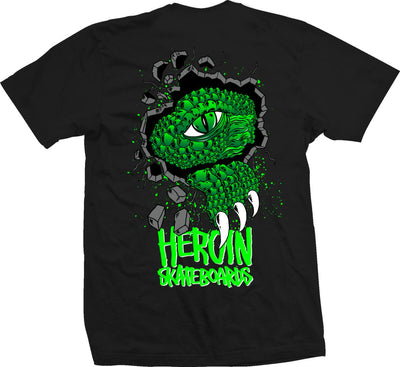 Heroin Swamp Gator Tee - Black