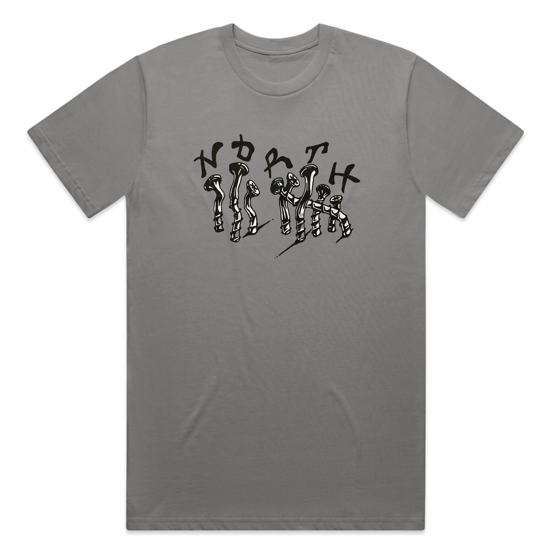 35th North Young "Screws" Tee - Grey