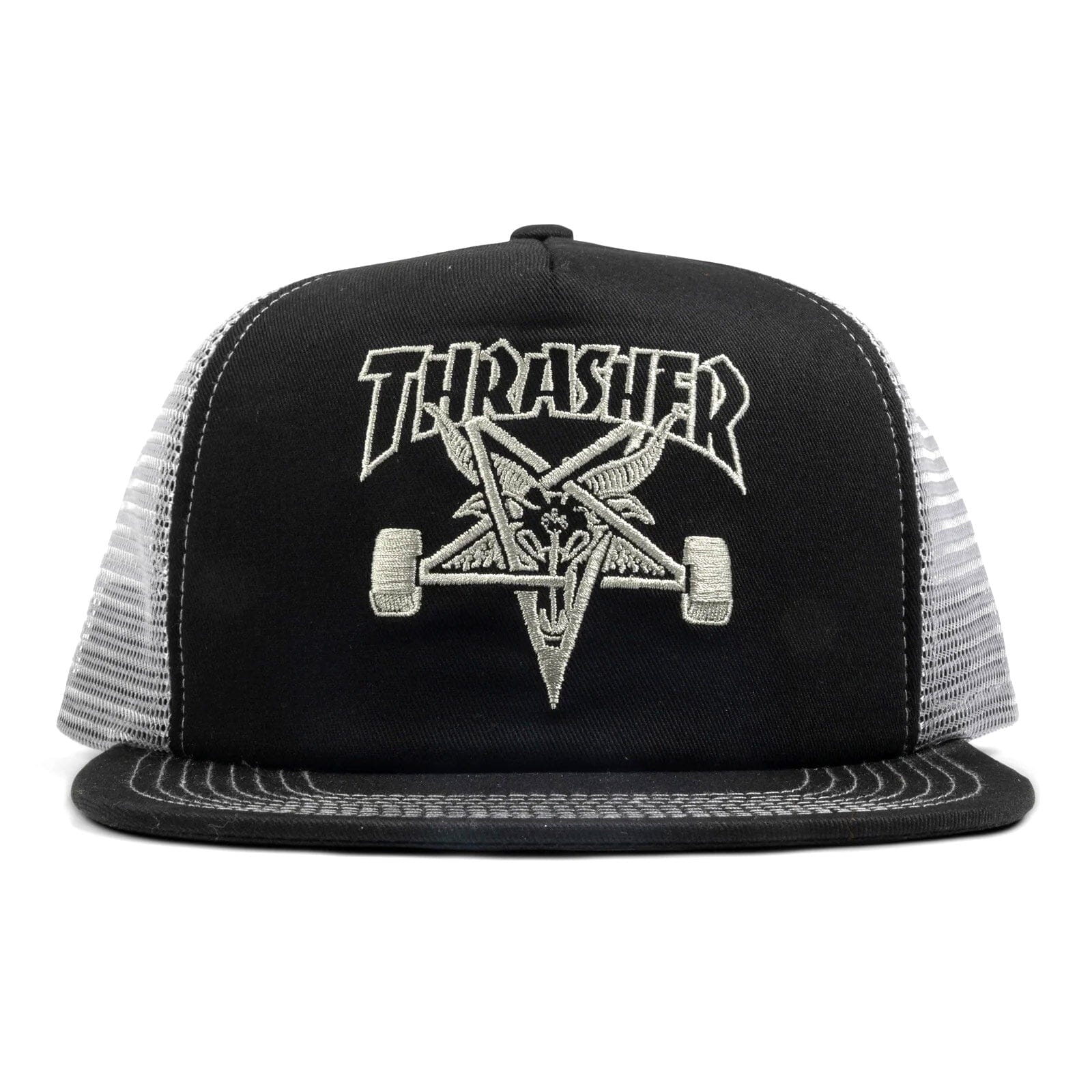 Thrasher Skategoat Snapback Trucker Hat - Black