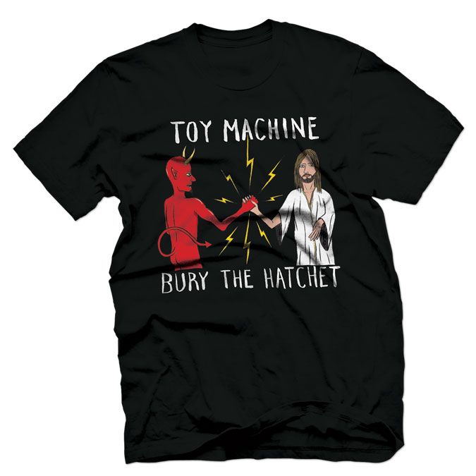 Toy Machine Bury the Hatchet T-shirt-black