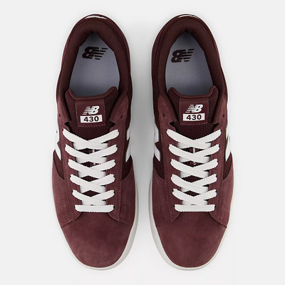 New Balance Numeric 430 - Burgundy/White 430BUW