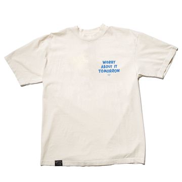 The Quiet Life Worry About It Tomorrow Embroidered - Cream