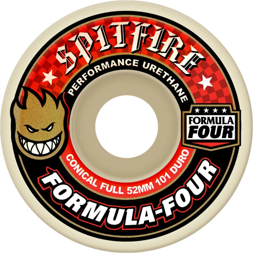 Spitfire Formula Four Wheels CONICAL FULL 101 - Assorted Sizes
