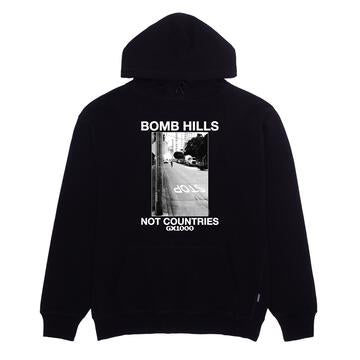 GX1000 Bomb Hills Not Countries Hoodie - Black