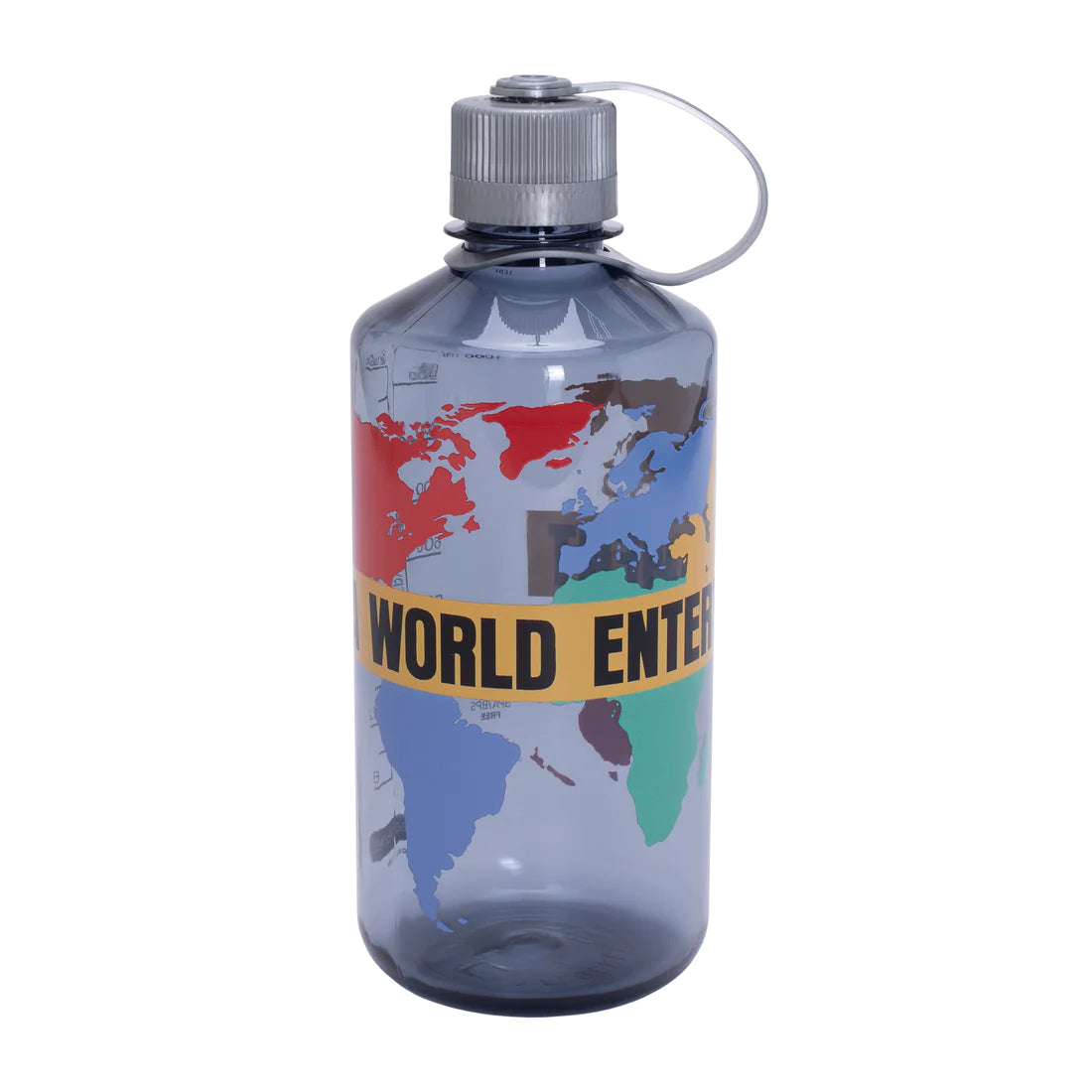Fucking Awesome World Water Bottle - Black