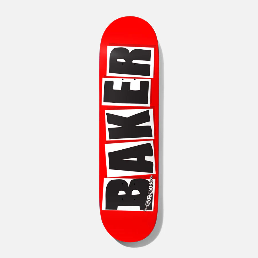 Baker Brand Logo Black And Red Skateboard Deck - Assorted Sizes